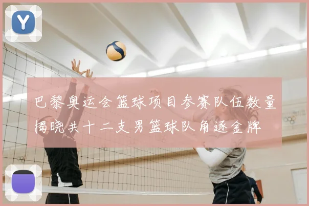 巴黎奥运会篮球项目参赛队伍数量揭晓共十二支男篮球队角逐金牌